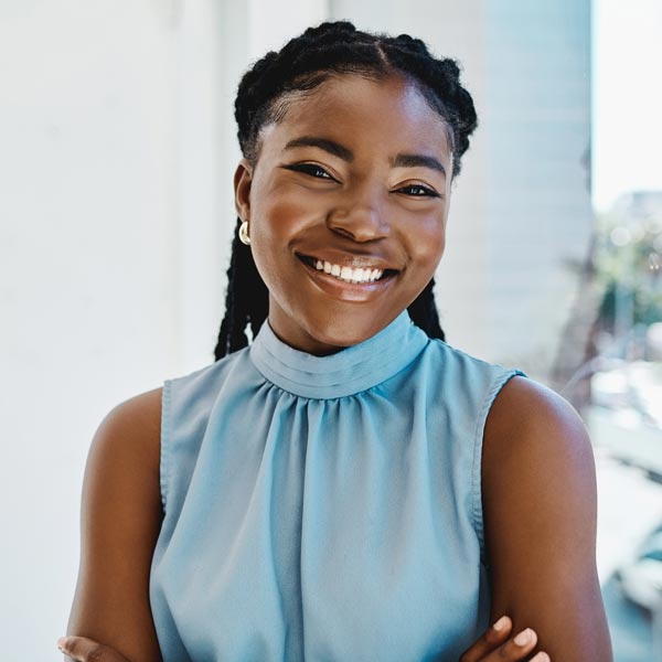 smiling young woman