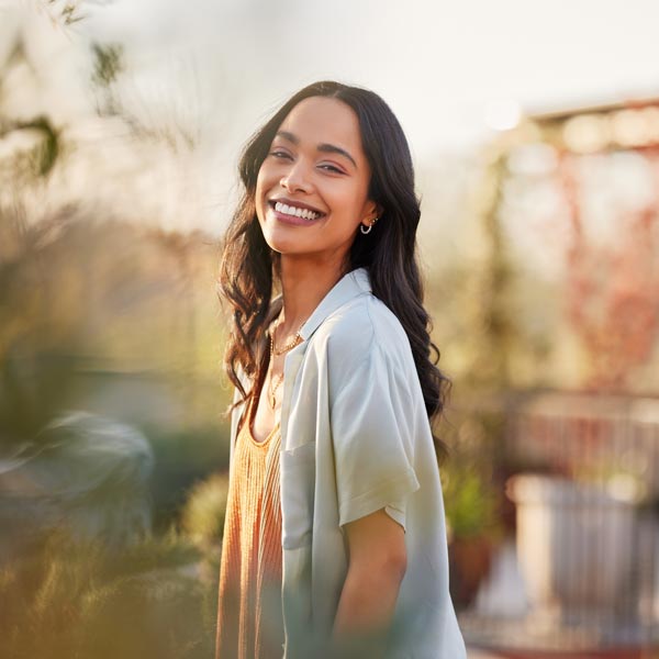 smiling young woman